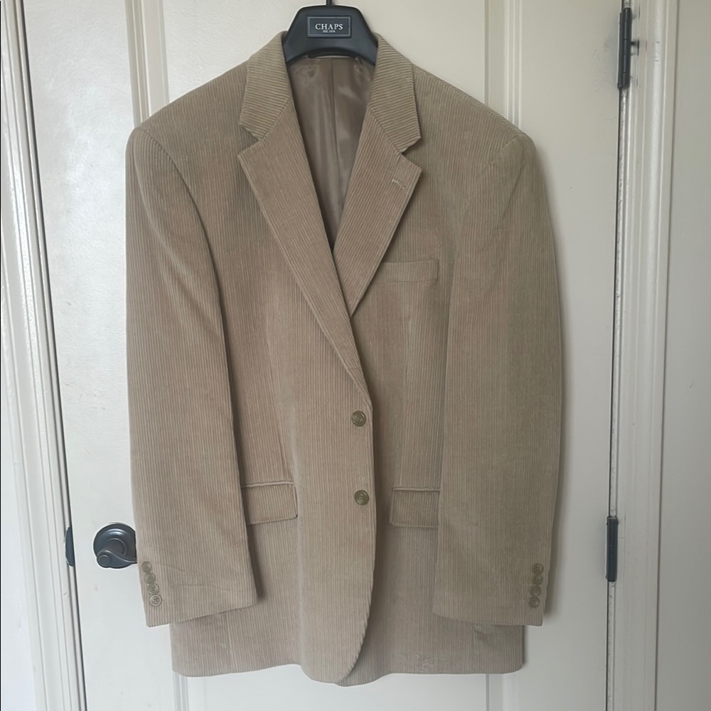 Chaps Men’s Tan Corduroy Blazer